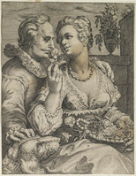 TvB G 2527
          <br/>
          Ruiken (vijf zintuigen)
          <br/>
          <em>Custos, Dominicus  (1560-1612)</em>